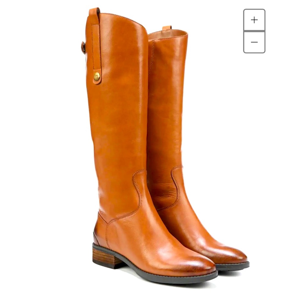 Sam Edelman, us8M / leather riding boot/ whiskey/ never used - Picture 1 of 6